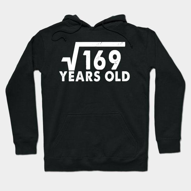 Square Root of 169, 13th Birthday 13 Years Old gift Hoodie by salah_698